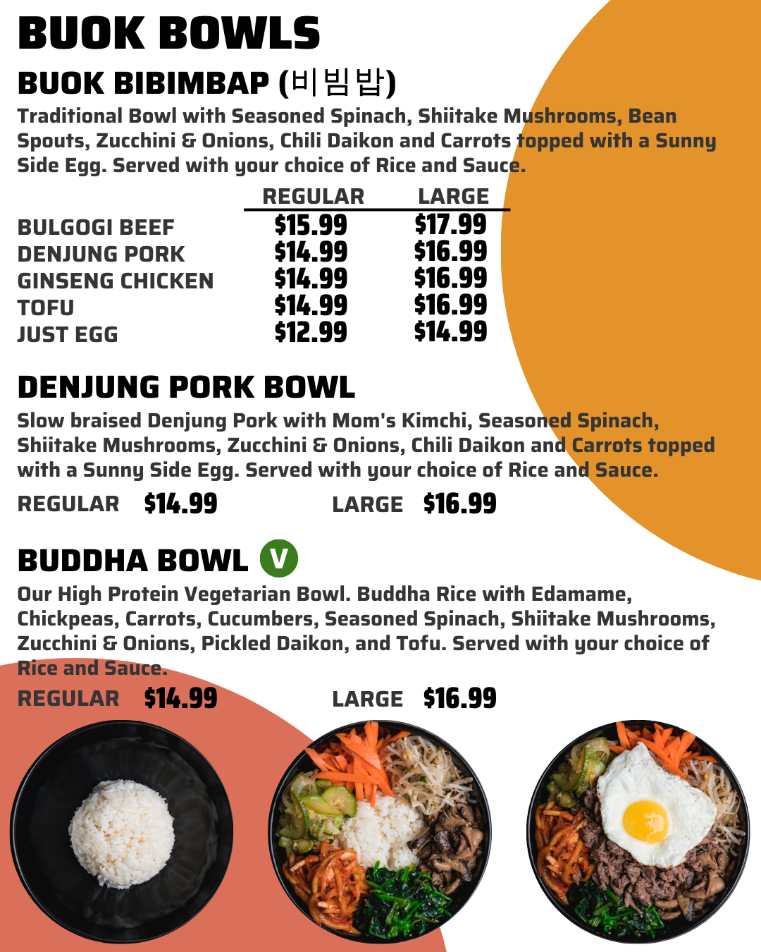 2 menu - Buok Fresh Korean Kitchen